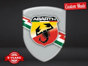 Fiat Abarth Pegatina Parachoques Rendimiento Máximo Estilo 